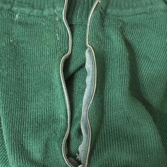 Vintage 60s Sheridan Creations Inc Elegant Green Turtleneck Sweater S or M - Picture 6 of 6